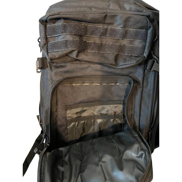 Generic Black Tactical Backpack - Picture 3 of 5